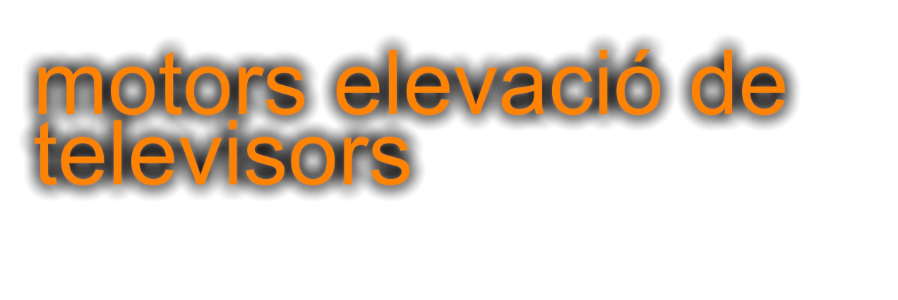 motors elevació de televisors