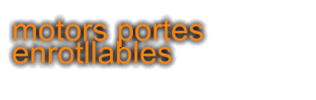 motors portes enrotllables