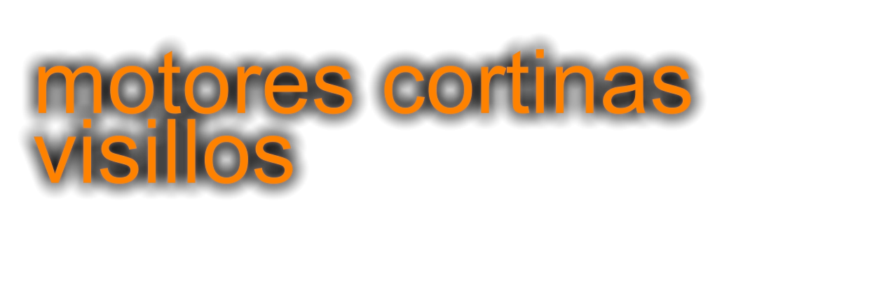 motores cortinas visillos