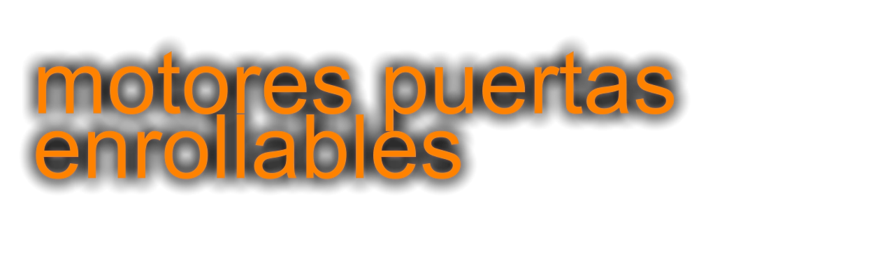 motores puertas enrollables