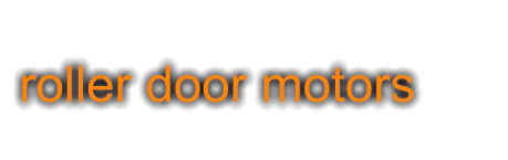 roller door motors